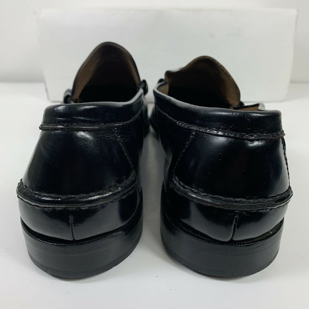 Florsheim Berkley Black Leather Loafers Men Sz 15D - Picture 5 of 8